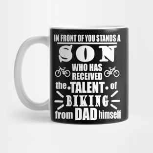 Biking Cycling Cycling Son Teenager Boy Mug